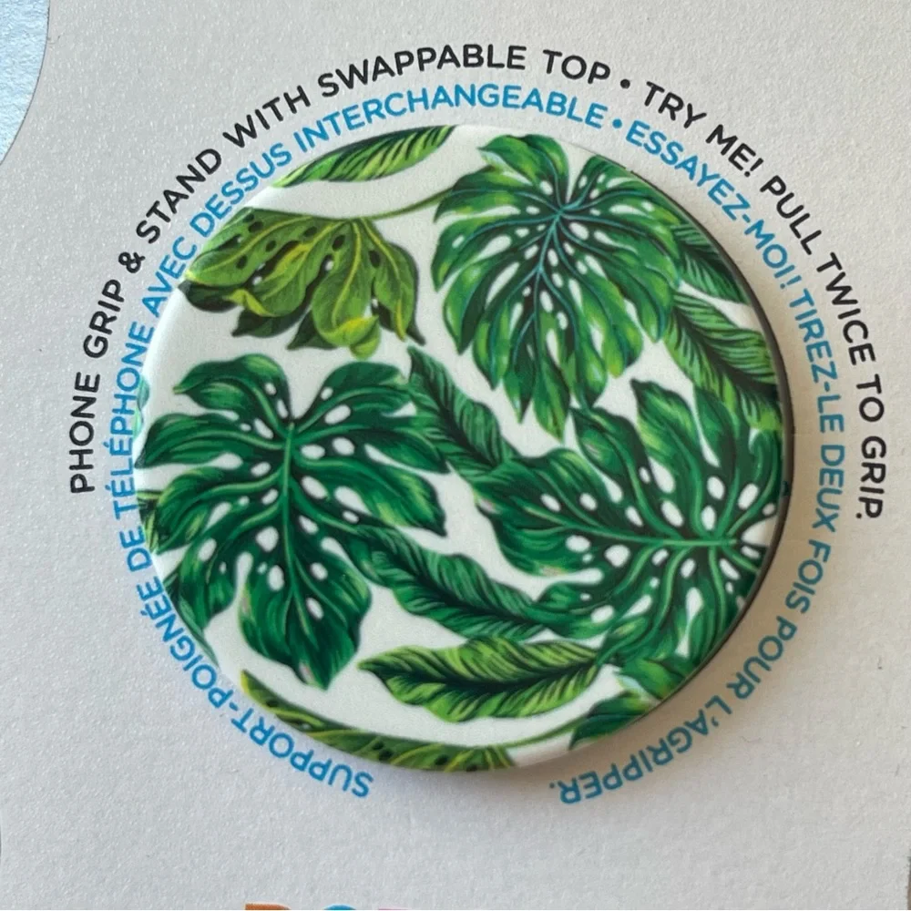 Popsocket - Monstera Deliciosa (PALM LEAVES)